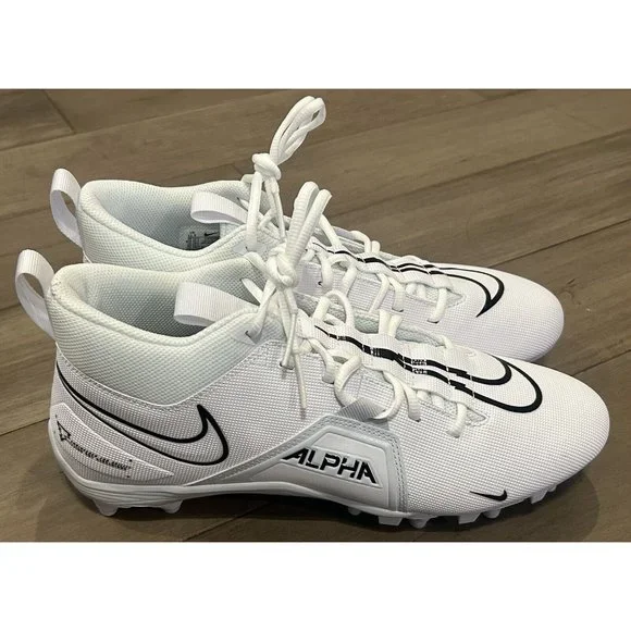 Nike | Shoes | Size 2 Mens Nike Alpha Menace Varsity 3 White  display picture 1